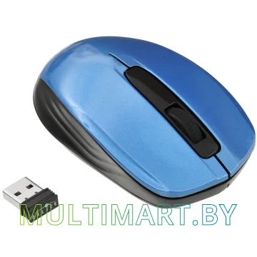 Мышь Oklick 475MW (голубой) картинка 3